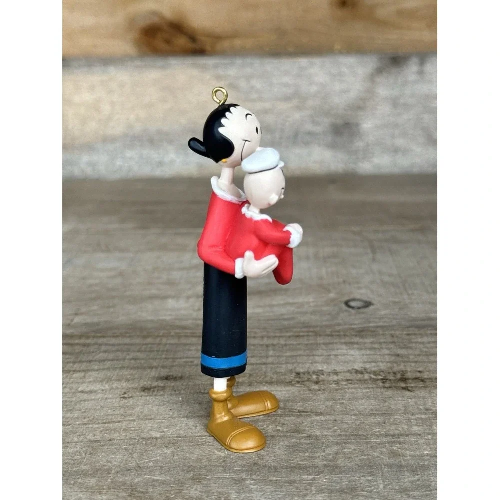Vintage‎ Ornament Hallmark Keepsake Popeye Olive Oyl and Swee'Pea 1996